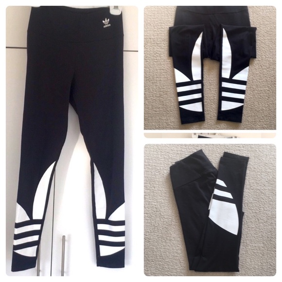 adidas Pants - Adidas Originals Large Logo Leggings - Join the Rebel Movement!